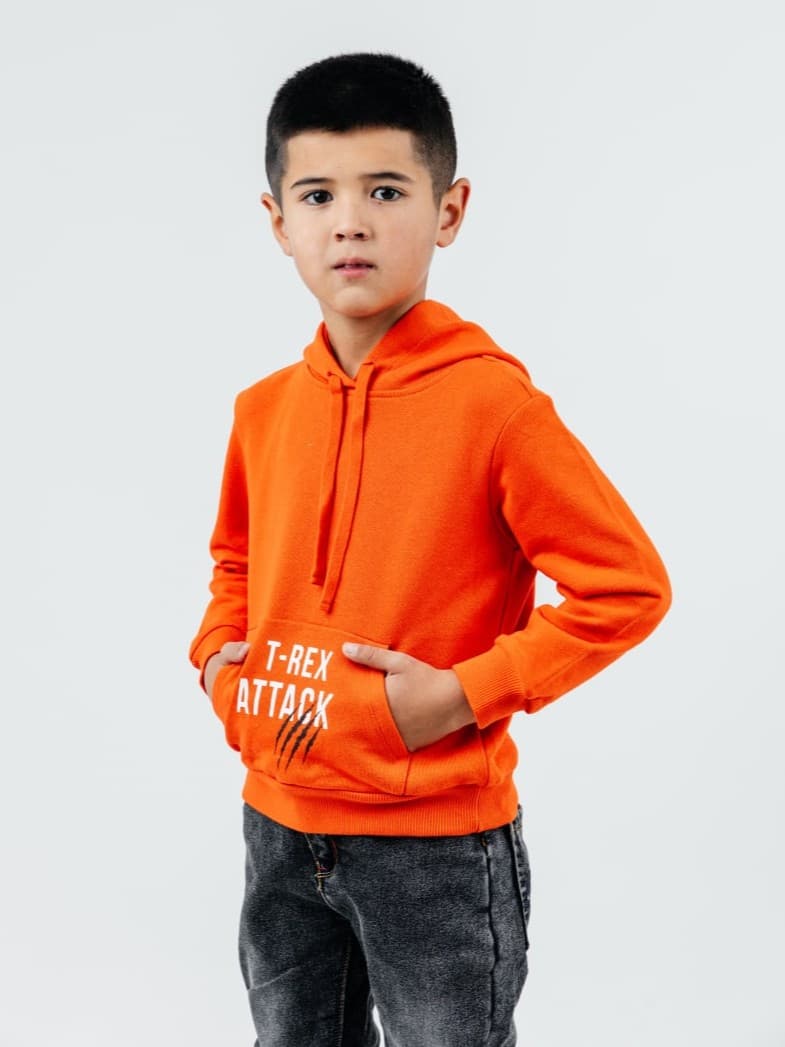 Orange Hoodie - image - 01