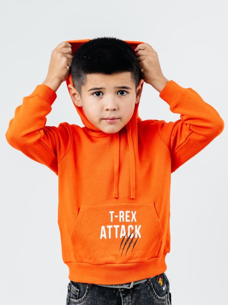 Orange Hoodie - image - 02