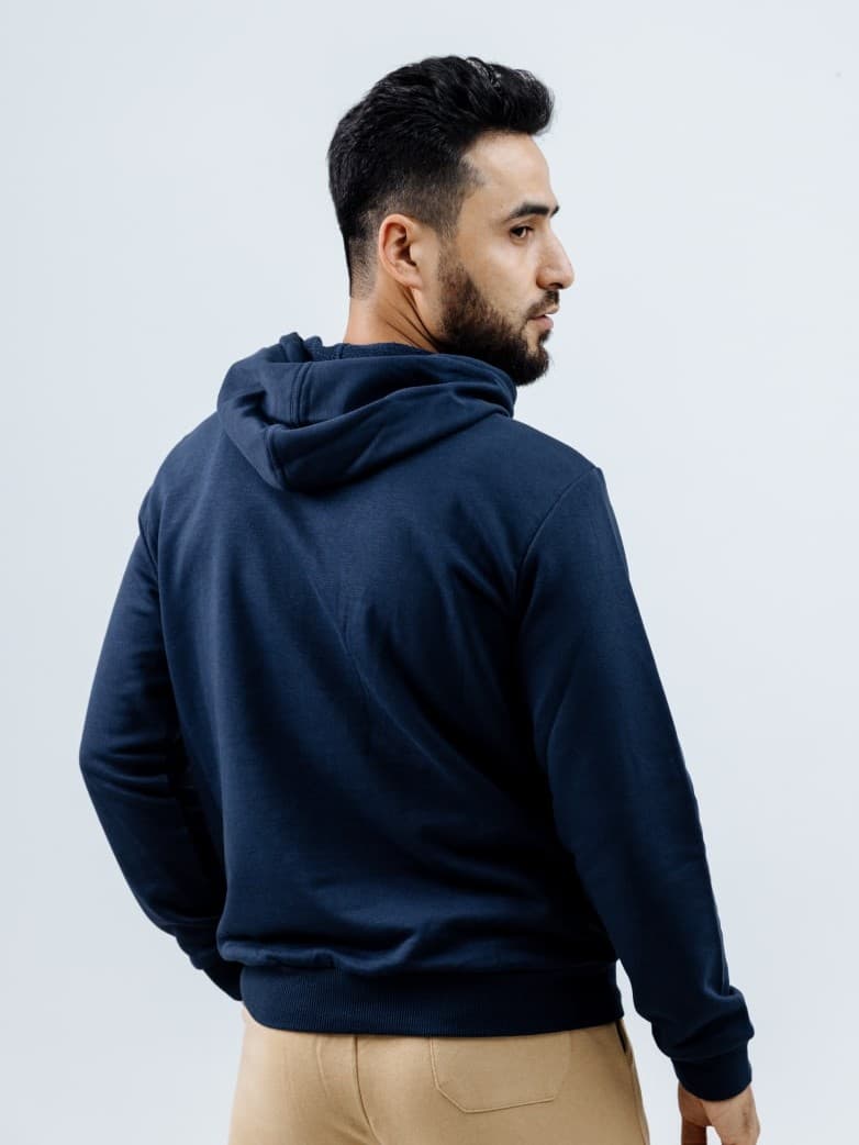 Dark Blue Hoodie - image - 01