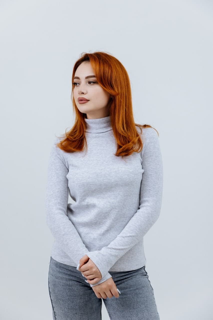 Gray Turtleneck - image - 00