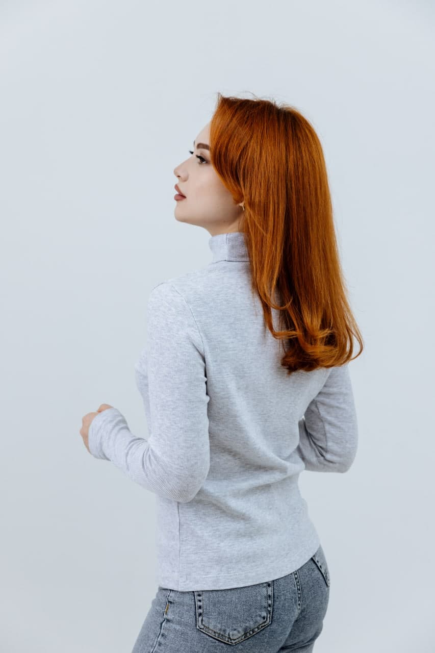 Gray Turtleneck - image - 02