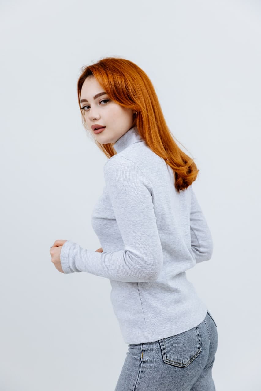 Gray Turtleneck - image - 03