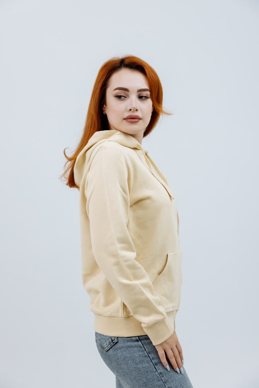 Yellow Zipped Hoodie - image - 02