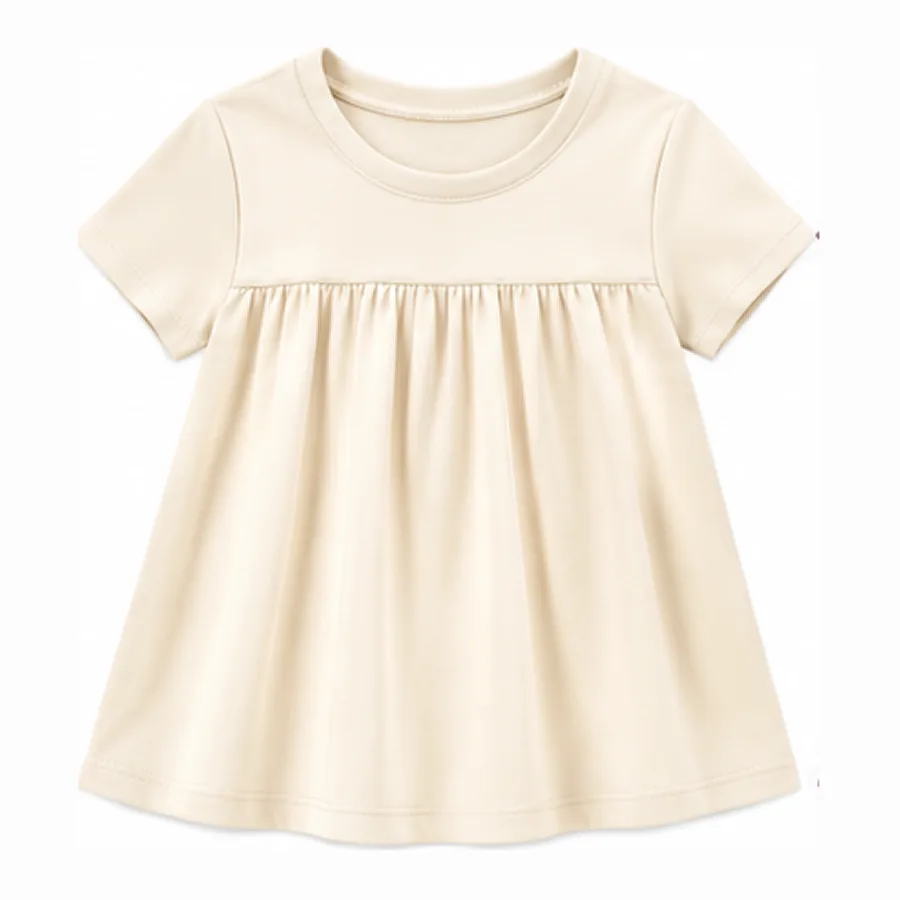 Girls’ plain dress 4