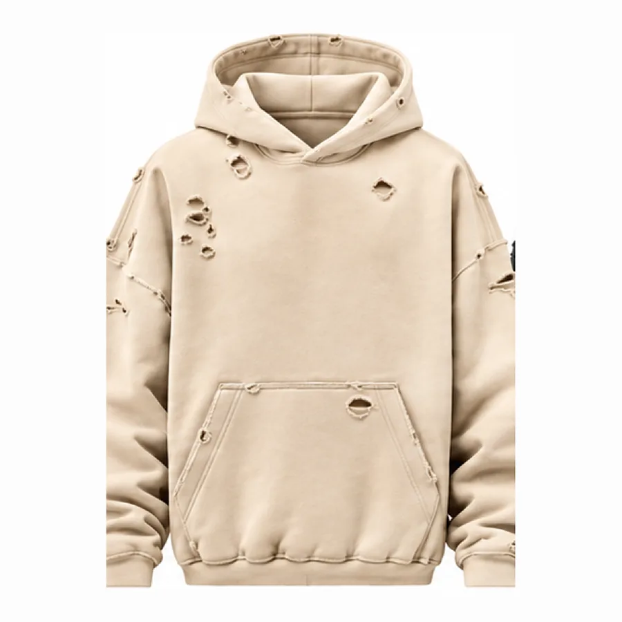 Distressed hoodie 4