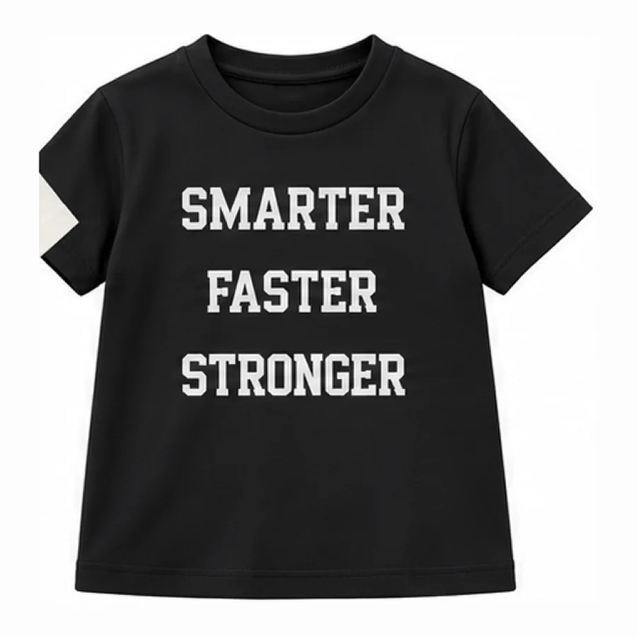 Детская футболка «SMARTER FASTER STRONGER» 6