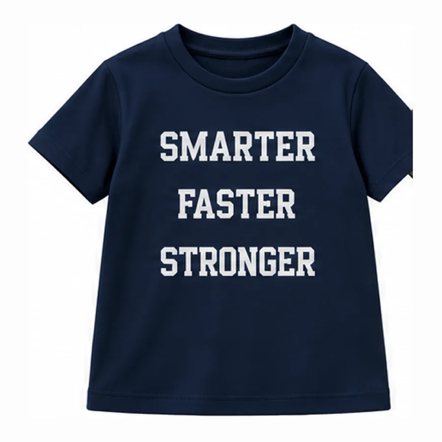 Детская футболка «SMARTER FASTER STRONGER» 2