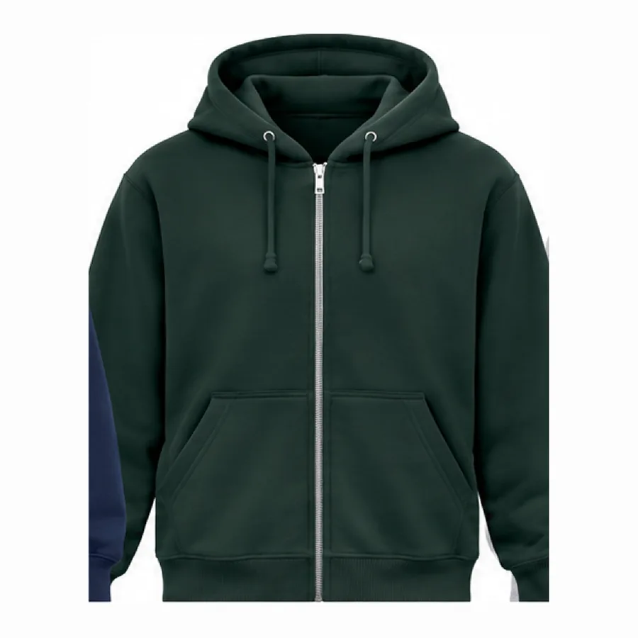 Basic zip hoodie 3